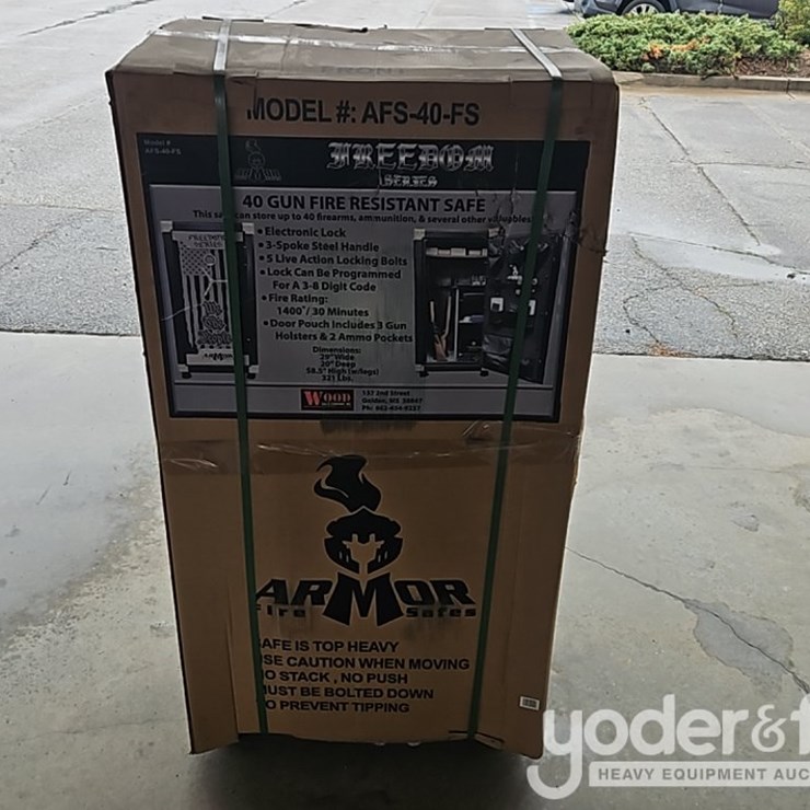 Unused Armor Freedom Series 40 Gun Fire Safe, 1400 Degree Fire Rating, Digital Combination Key Pad