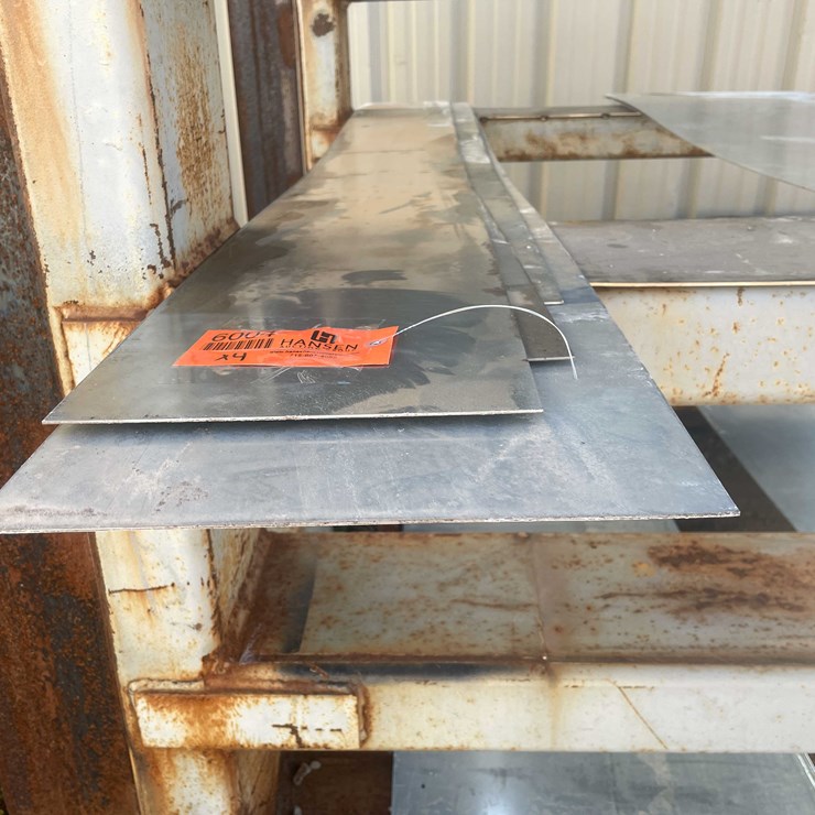 #6004 • (4) Steel Sheet Stock (SHED)