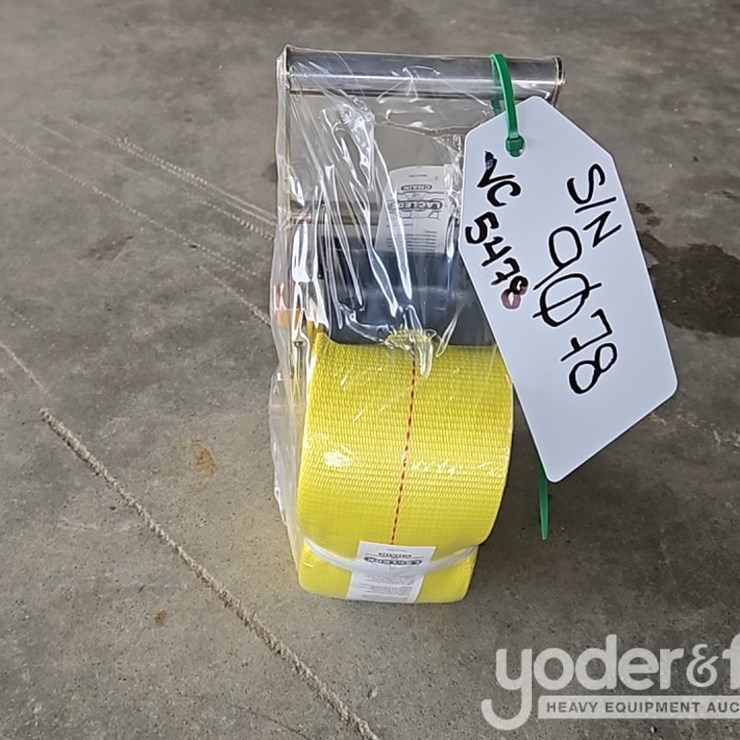 Unused 4" x 27' Heavy Duty Ratchet Tie Dow