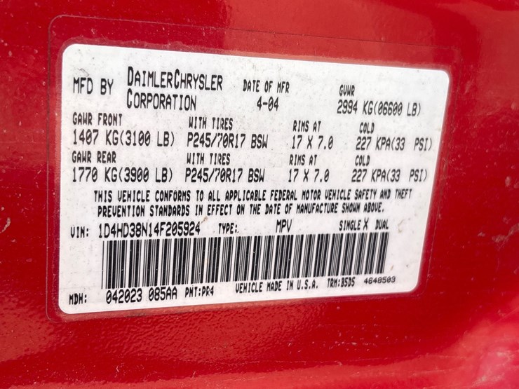#5000-•-2004-red-durango-|-for-parts/repairs-image-13
