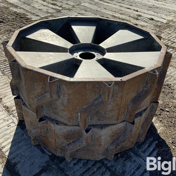 BB Metal Works Steel Tread Corner System Pivot Wheels