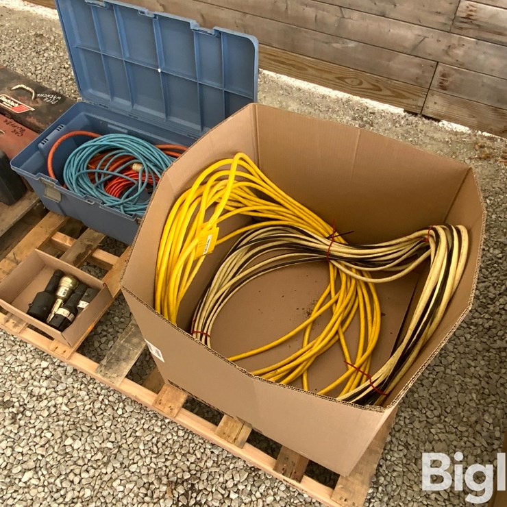 Pallet Of Heavy Drop Cords & PTO Adapters