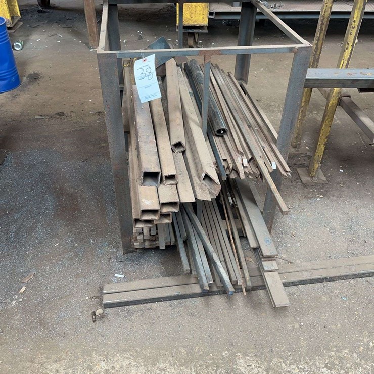 Steel Rack & Contents