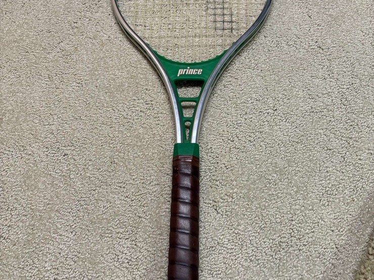 prince-tennis-racket-(27”-oal,-13.5”-x-11”-head),-2-cans-tennis-balls-(1-unopened)-image-3