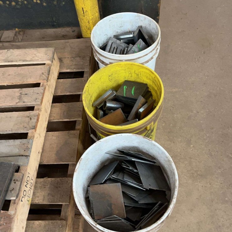 (3) Buckets Scrap Steel