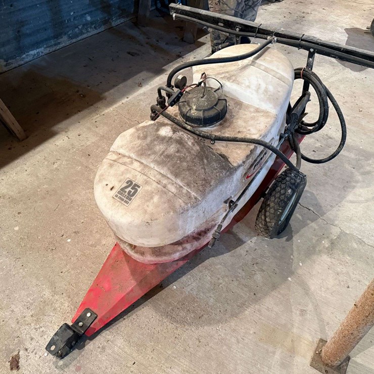 Fimco Pull Type Sprayer with Hand Want and Boom, 6.5’ Spray Width