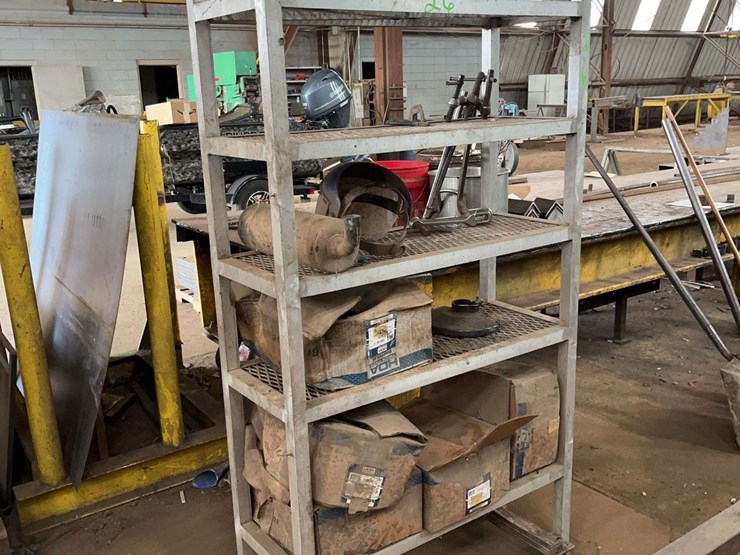 galvanized-shelf-&-contents,-39"-x-82"-x-15"-image-2