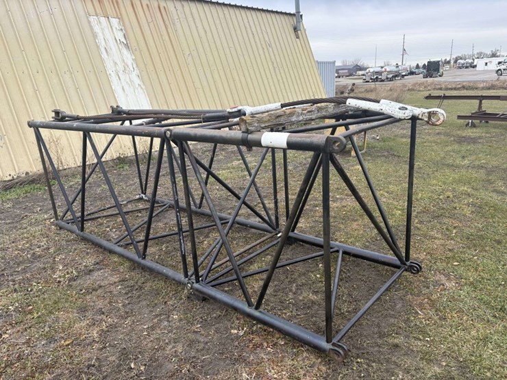 crane-boom-sections,-60”x60”,-(1)-is-5’-long,-(1)-is-10’-long,-1-7/8”-pins;-(2)-1-1/2”-cables-with-2-image-1