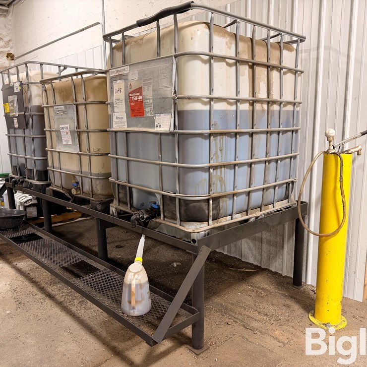 Shop Built 3-Tank Oil Storage With Stand