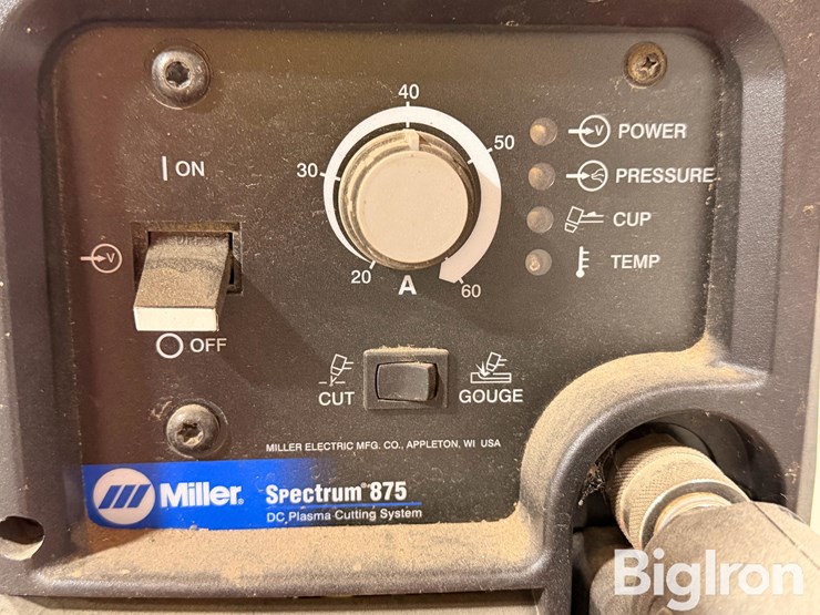 miller-spectrum-875-dc-plasma-cutter-w/-accessories-&-cart-image-8