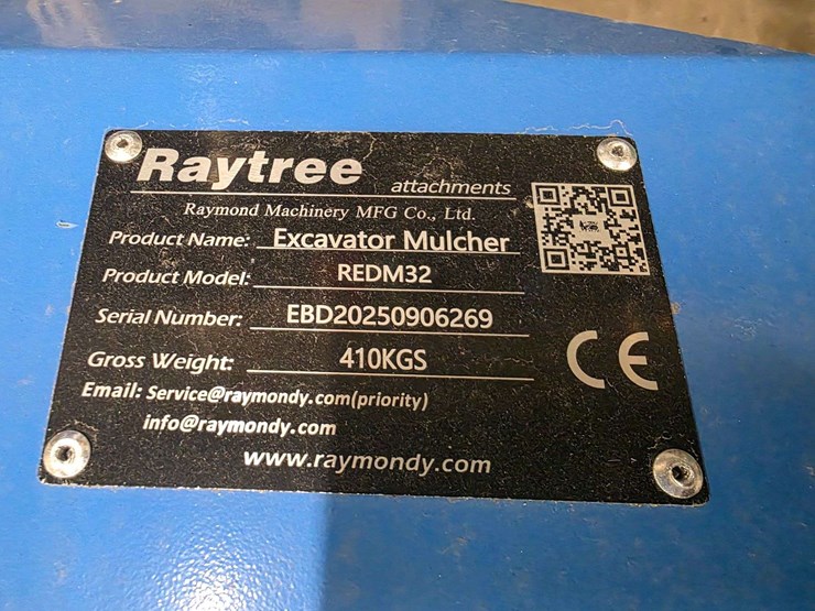new-raytree-32”-excavator-drum-mulcher,-1-extra-cutting-tooth,-12-35-gpm-flow,-no-hydraulic-ends,-mo-image-7
