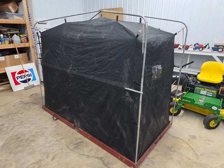 mankato's-quick-fish-house,-4-hole,-folds-out-to-4'-x-8',-extra-back-wall-wind-brace-image-2