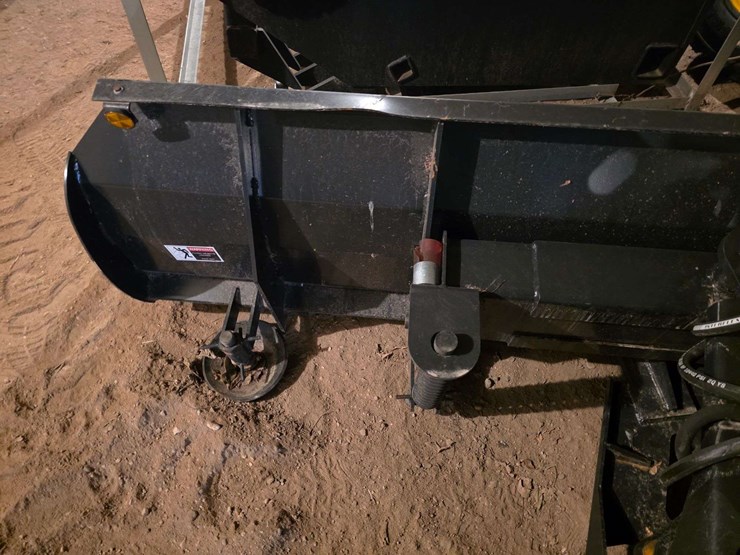 new-84”-hydraulic-tilt-snow-pusher,-bolt-on-notched-cutting-edge,-flat-couplers,-believed-to-be-jct-image-10