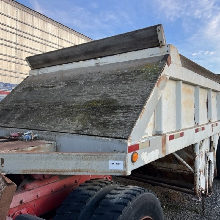 1958 Clough S/A Belly Dump Trailer