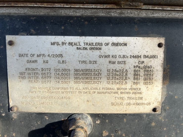 2005-beall-tsmc1x3-quad-axle-pup-trailer-image-20