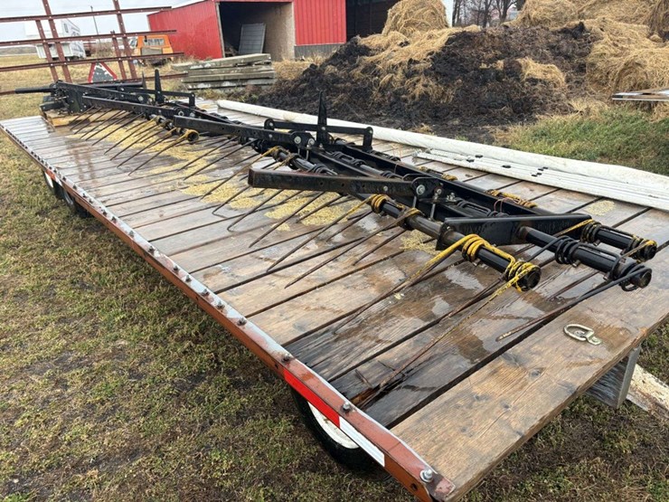 powermatic-3-bar-harrow,-26”-teeth,-(2)-9.5’-sections,-with-mounting-brackets,-spare-tooth,-was-used-image-2