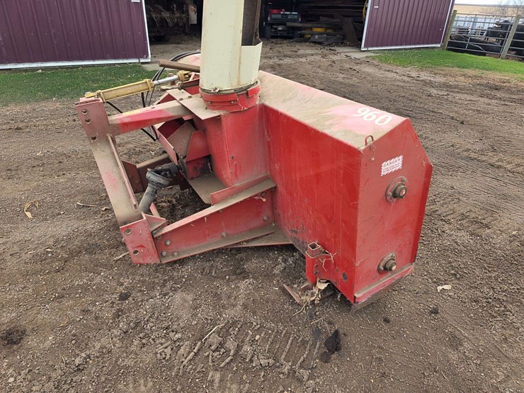 8’-buhler/farm-king-960-3pt-snow-blower,-hydraulic-spout-rotate,-540-pto,-double-auger,-model:-y9600-image-4