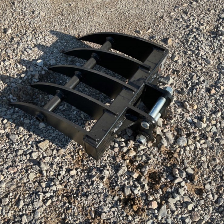 RAKE ATTACHMENT FOR MINI EXCAVATOR