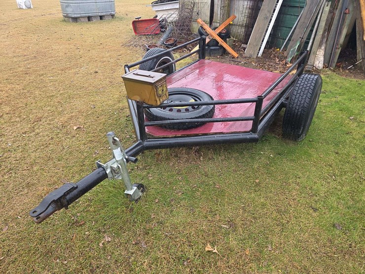 2-wheel-trailer,-bed-measures-51”-x-56”-with-approx-20”-v-front,-wheel-jack,-front-tool-box,-14”-tir-image-1