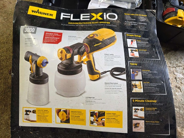 wagner-flexio-3000-electric-paint-sprayer,-used-very-little-image-5
