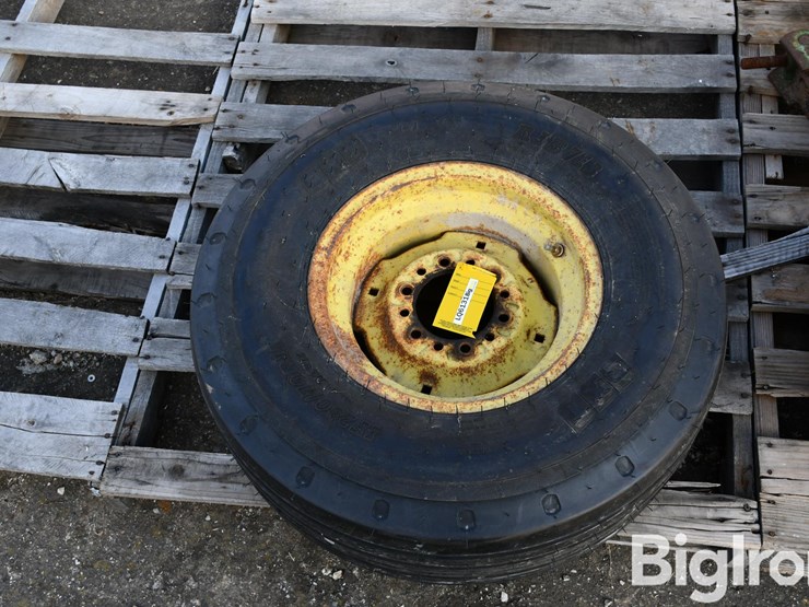 bkt-rib713-if280/70r15-tire-on-6-bolt-rim-image-2