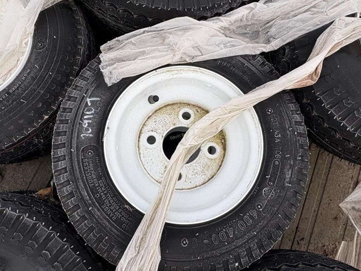 pallet-of-8"-golf-cart-tires-w/rims-image-3
