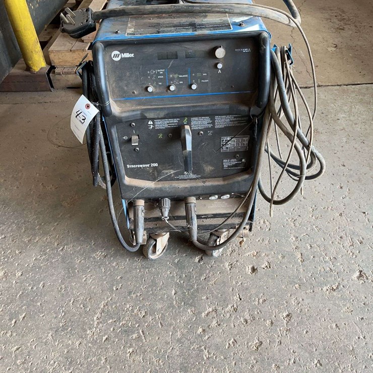 Miller Syncrowave Welder on Castors