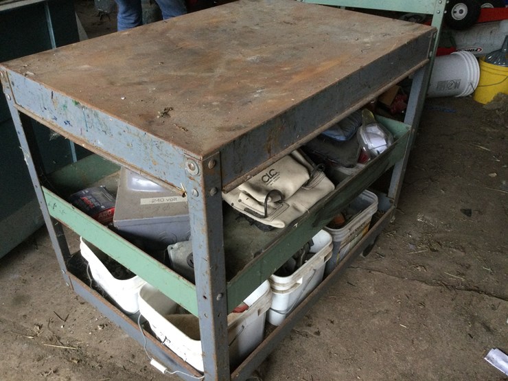 #4780-•-(3)-shelf-steel-cart:-location:-w2486-smies-rd.,-oostburg,-wi-53070-image-3