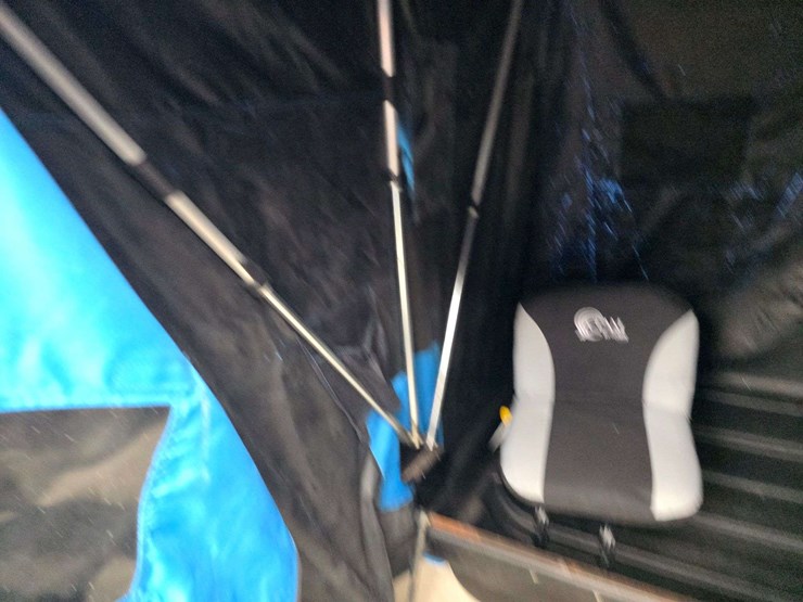 clam-yukon-fish-trap-by-dave-genz-2-person-portable-fish-house,-sled-and-flip-up-style,-folding-seat-image-6