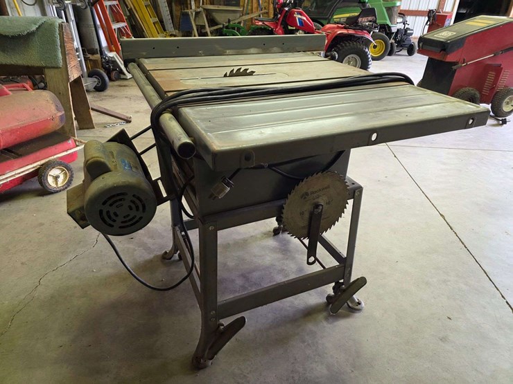 rockwell-model-10-contractors-saw,-1.5hp-with-an-assortment-of-blades-image-10