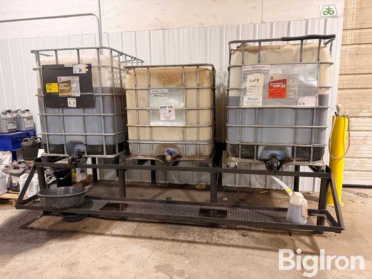 shop-built-3-tank-oil-storage-with-stand-image-2