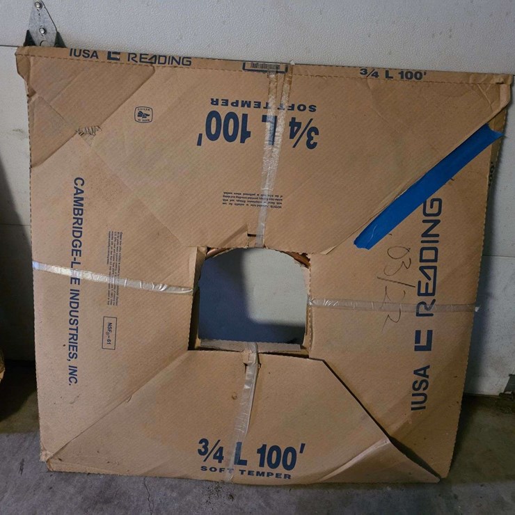 (1) Full Roll of Soft Temper Copper, ¾” x 100’