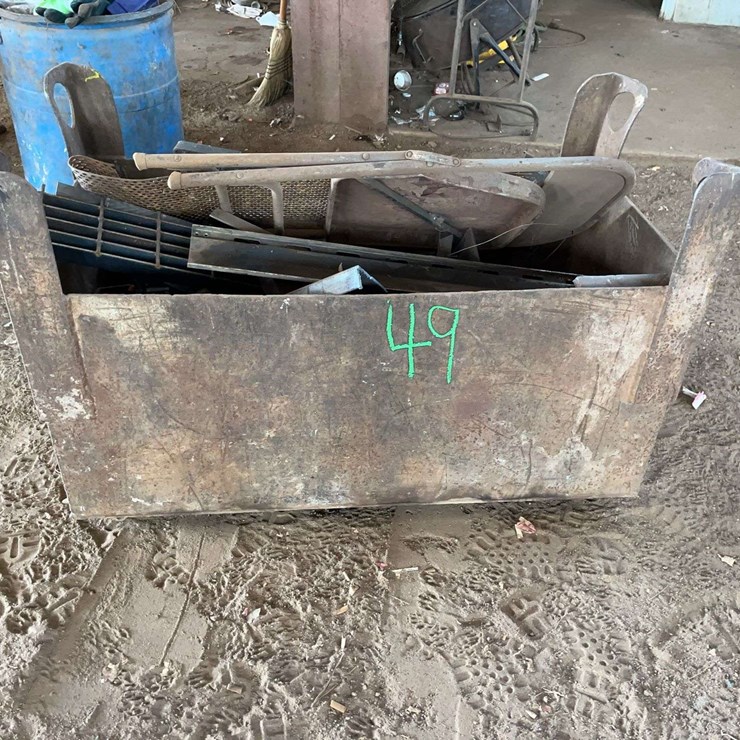 Steel Tub & Contents