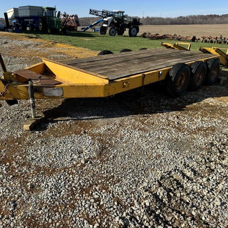 Tri Axle Equipment Trailer
