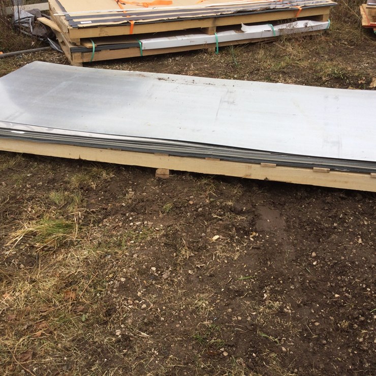 #4790 • (20) Plus Sheets of Aluminum and Steel: Location W2486 Smies Rd, Oostburg, WI 53070