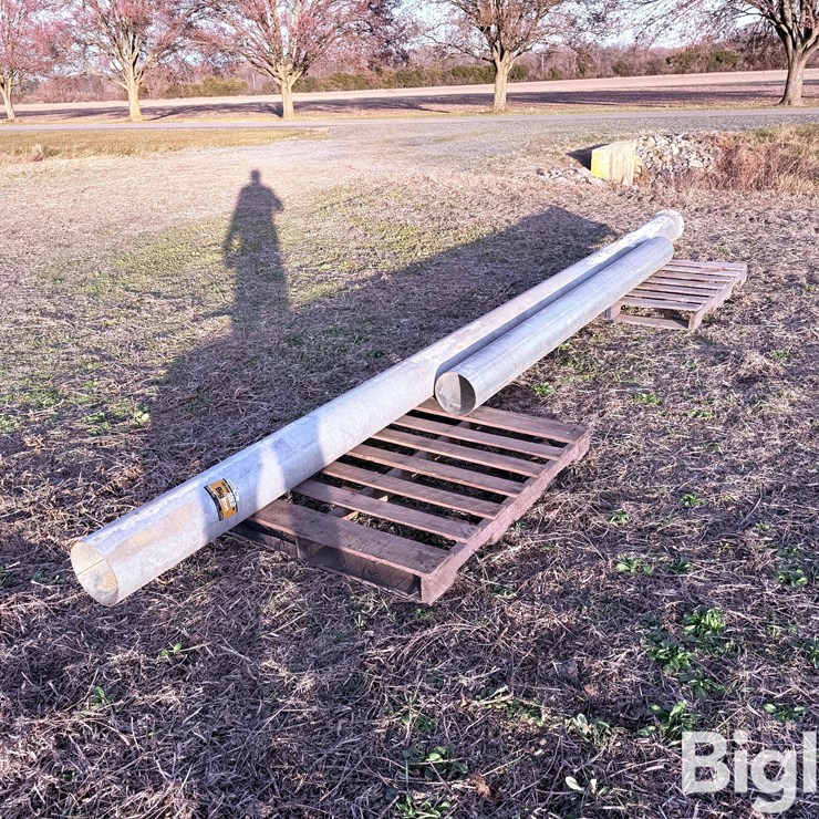 8" Galvanized Steel Downspout Pipes