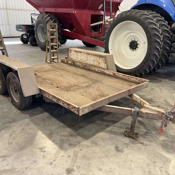 AlRay Tandem Axle Steel Trailer, 6’x10’, ST225/75R15, 4’ Ramps, *trailer will have new 2” Ball Hitch