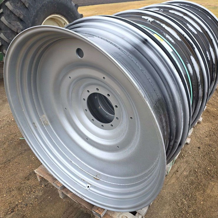 (2) 15 x 50 - 10 Bolt Silver Dual Rims