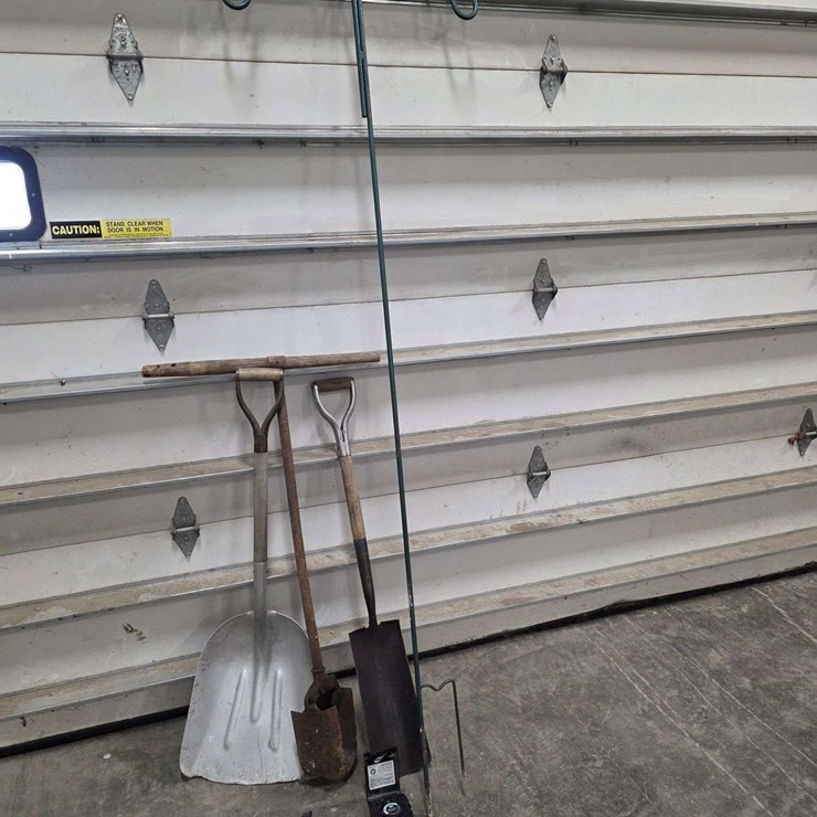 2 Shovels, Shepards Hook, Post Hole Digger, 15 Amp Outdoor Timer