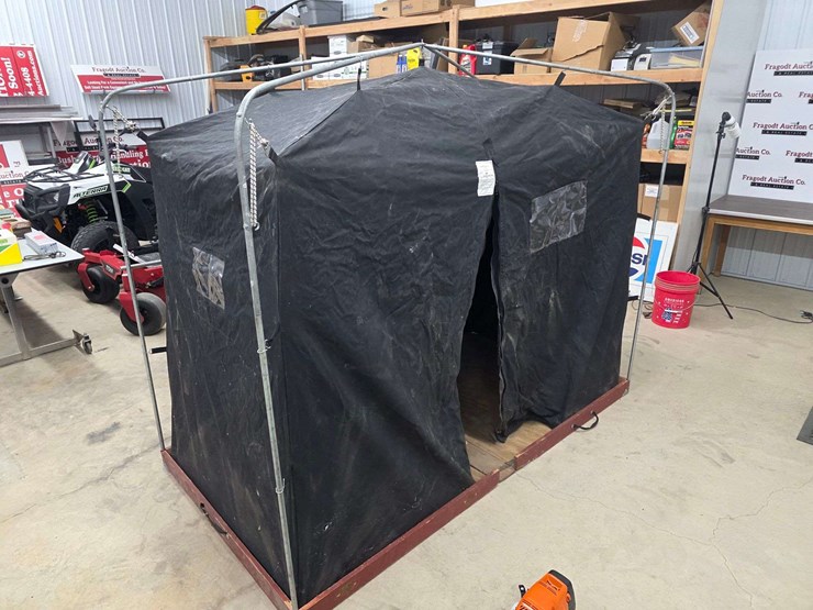 mankato's-quick-fish-house,-4-hole,-folds-out-to-4'-x-8',-extra-back-wall-wind-brace-image-1