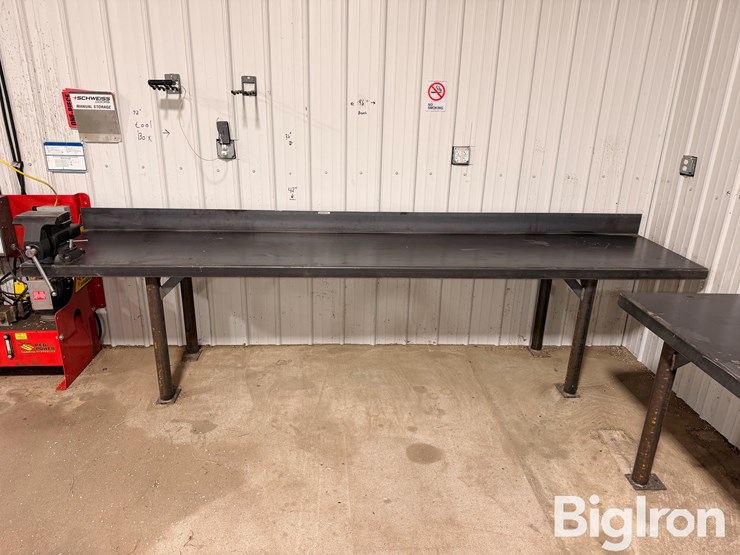 heavy-duty-12'-shop-welding-table-w/-vise-image-2