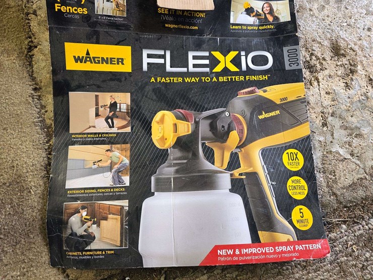 wagner-flexio-3000-electric-paint-sprayer,-used-very-little-image-7