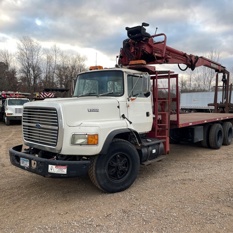 #1134 • 1993 Ford Sheetrock Boom Truck (Has MN Title)