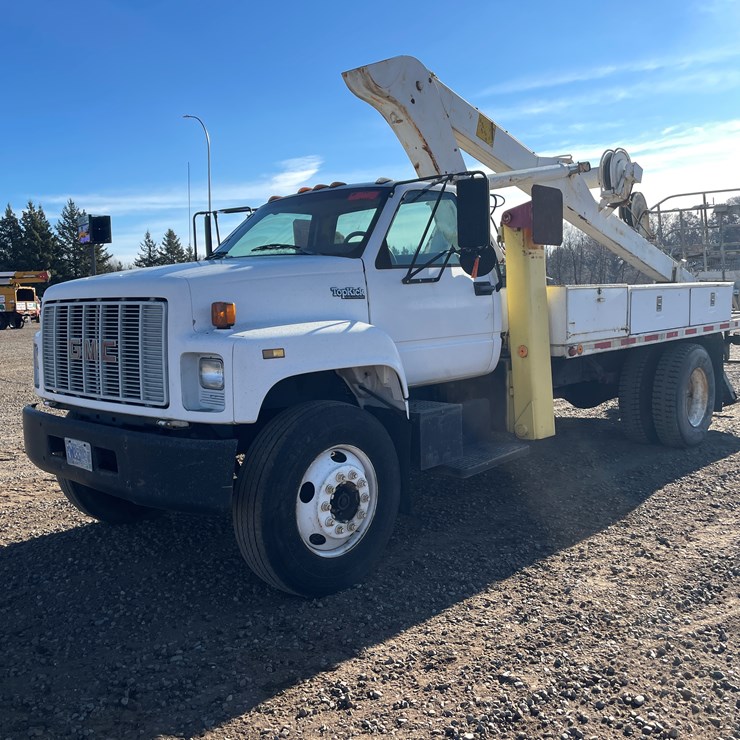 #1141 • 1995 GMC Topkick Bucket Truck (Has MN Title)