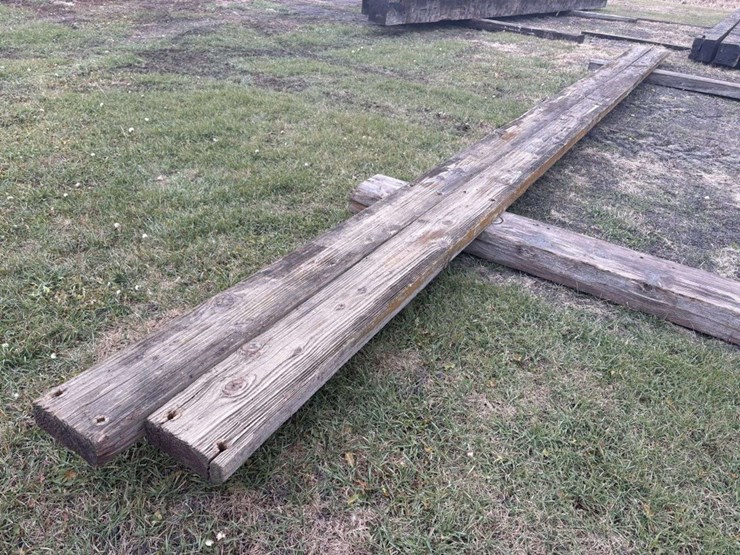 (2)-3”x9”x-31’-approx-creosote-treated-wood-beams,-b-image-5