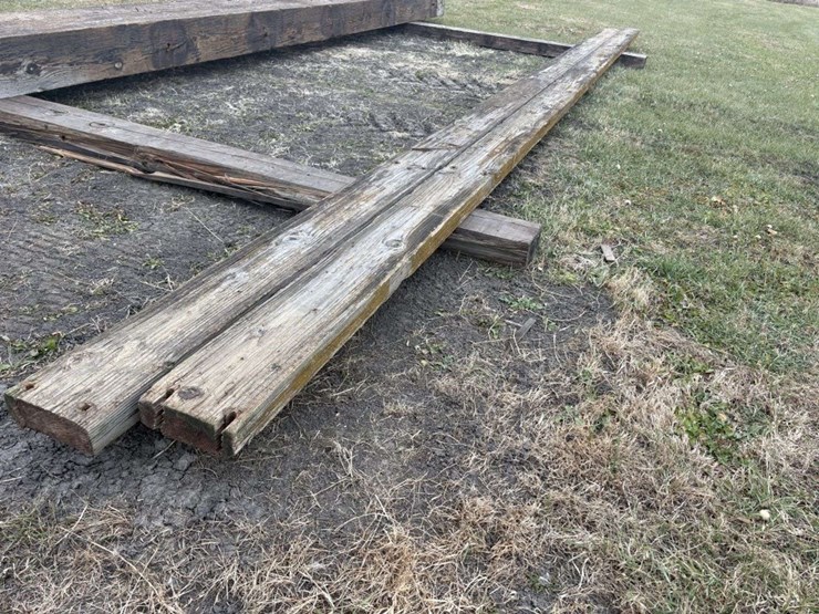 (2)-3”x9”x-31’-approx-creosote-treated-wood-beams,-b-image-3