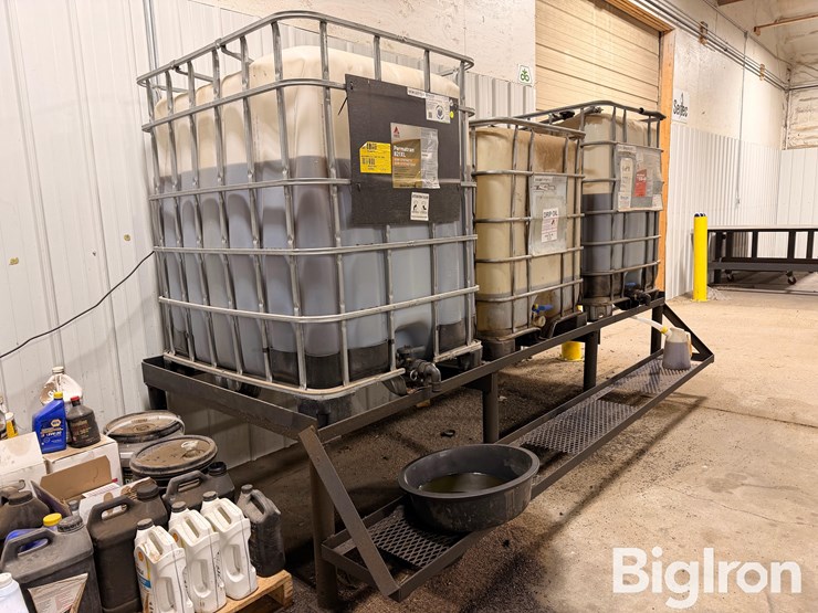 shop-built-3-tank-oil-storage-with-stand-image-3