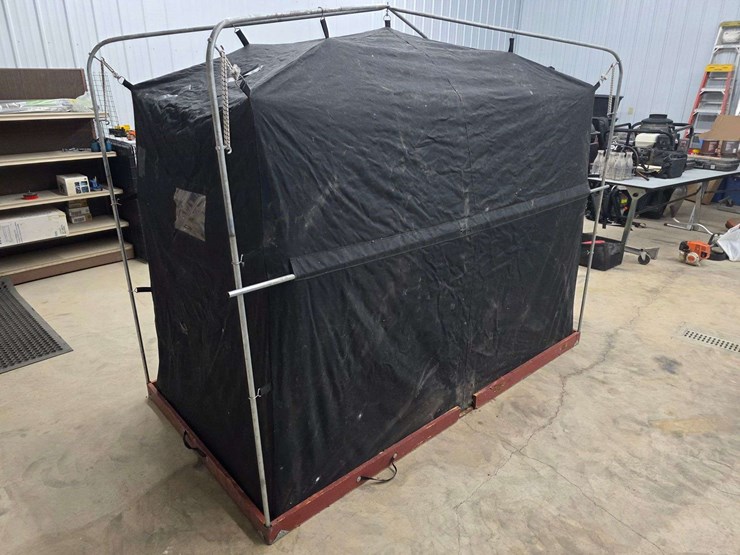 mankato's-quick-fish-house,-4-hole,-folds-out-to-4'-x-8',-extra-back-wall-wind-brace-image-3