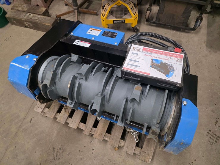 new-raytree-32”-excavator-drum-mulcher,-1-extra-cutting-tooth,-12-35-gpm-flow,-no-hydraulic-ends,-mo-image-9