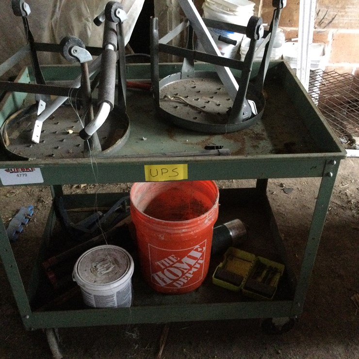 #4779 • (2) Shelf Cart: Location: W2486 Smies Rd, Oostburg, WI 53070